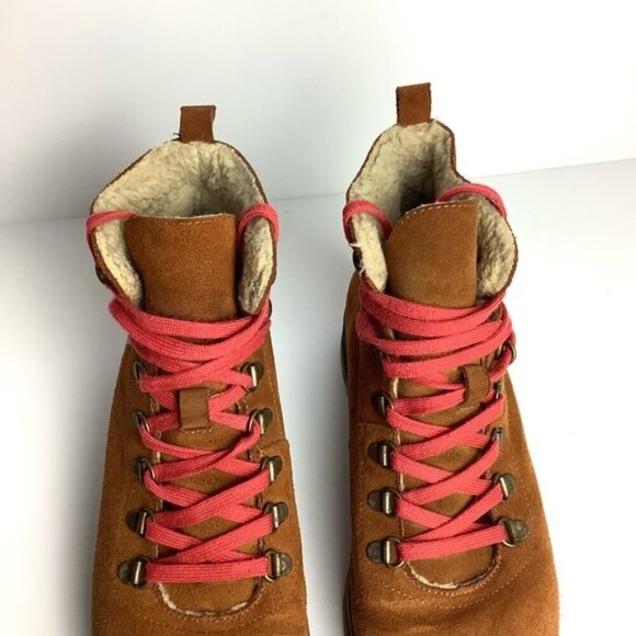 AVELLINI HIKING SUEDE SHEARLING LINED BOOTS 39 - Picture 5 of 13